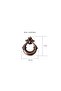 Moon Pendulum Single Screw Antique Copper Button Furniture Handle - 2