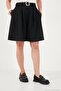 Belted High Waist Relaxed Fit Bermuda Shorts Women's Short 145m39764 - 4