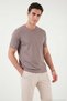 Cotton Regular Fit Striped Crew Neck t Shirt Men's t Shirt 5904030 - 3