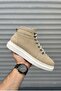 Zrj206 premium high quality lace-up cream suede men's sports boots