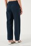 Cotton Waist-Tied High Waist Wide Leg Regular Fit Pants with Pockets Women's Pants 668Yp4 - 7