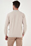 Cotton Blend Regular Fit Polo Collar Sweater Men's Polo Collar Sweater 456223 - 4