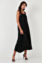 Regular Fit Rope Strap Long Dress Women's Dress 5865732 - 2