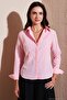 Cotton Slim Fit Classic Collar Shirt Women's Shirt 6777423 - 3