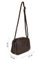 Women's Brown Long Strap Shoulder Bag - 3