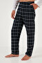 Plaid Pocketed Elastic-Waist 100% Cotton Regular Fit Pajama Set Men’s Pajama Set 657200 - 4