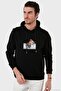 Cotton Regular Fit Printed Kangaroo Pocket Hooded Sweat Men's Sweat 6141004B - 4