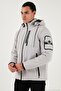 Regular Fit Removable Hooded Pocket Coat Men's Coat 497Albert - 4