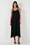 Regular Fit Rope Strap Long Dress Women's Dress 5865732 - 4