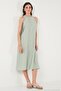 Regular Fit Halter Neck Midi Dress Women's Dress 67810049 - 4