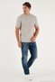 Stretch Cotton Slim Fit Crew Neck t Shirt Men t Shirt 5902639 - 2