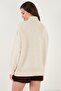 Oversize Fit Turtleneck Soft Textured 2'Li Package Knitwear Sweater Women Sweater 680Kz00469S2 - 5