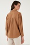 Cotton Regular Fit Long Sleeve Plain Shirt Women's Shirt Cf25S168305 - 7