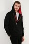 Cotton Slim Fit Kangaroo Pocket Zipper Detailed Hooded Collar Sweat Men's Sweat 575707 - 7