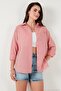 Regular Fit Long Sleeve Pocketed Striped Shirt Women's Shirt 6772895 - 3