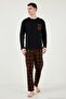 Plaid Pocketed Elastic-Waist 100% Cotton Regular Fit Pajama Set Men’s Pajama Set 657200 - 6
