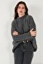 Regular Fit High Collar Soft Textured Knitwear Sweater Women's Sweater 4616222 - 6