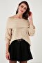 Oversize Fit Madonna Collar Knitwear Sweater Women's Sweater 4615216 - 7