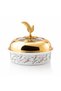 Multi-Use Serving Plate Gold/White 27x27x7cm - 3