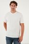 Stretch Cotton Slim Fit Crew Neck t Shirt Men t Shirt 5902639 - 3