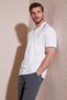 100% Cotton Buttoned Regular Fit Polo Collar T-Shirt Men's POLO COLLAR T-SHIRT 5902118 - 2
