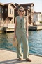 Cotton Regular Fit Tie-Detail Muslin Set for Women 5866660