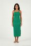 Strappy Fitted Slit Midi Dress Women's Dress 5865573 - 5