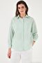 Regular Fit Long Sleeve Striped Shirt Women's Shirt 6772875 - 5