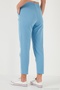 Cotton Regular Waist Regular Fit Straight Leg Trousers Women's Pants 668Yp42282S4 - 7