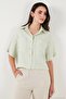 Regular Fit Pocket Detailed Short Sleeve Shirt Women's Shirt 6778568 - 4