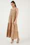 Relaxed Fit Flounced Long Dress Women's Dress 611El010 - 3
