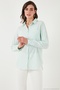 Cotton Regular Fit Pocket Shirt Women's Shirt Cf25S16992 - 4
