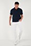 100% Cotton Buttoned Regular Fit Polo Collar T-Shirt Men's POLO COLLAR T-SHIRT 5902118 - 3