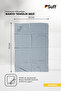 Geissblatt Bathroom Microfiber Cloth Professional Water Stain Remover Bathroom Drying Cloth 70X50 cm Gray - 6