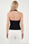 Slim Fit Halter Neck Backless Double Pack Blouse Women's Bluz 5866664 - 7