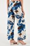 Patterned Elastic Waist Wide Leg Trousers Women's Pants 5869018 - 7