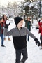 Soft Textured Half Zipper Color Block Stand Collar Fleece Unisex Children's POLAR 5905004