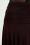 Asymmetrical Cut Drape Detailed Slit Midi Skirt Women's Skirt 6833366 - 7
