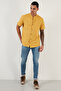 Linen Look Collar Short Sleeve 100% Cotton Shirt Men's Shirt Cf21s113899 - 5