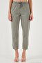 Cotton Regular Waist Regular Fit Straight Leg Trousers Women's Pants 668Yp42282S4 - 2