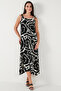 Regular Fit Rope Strap Long Dress Women's Dress 5865732 - 4