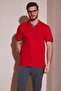 100% Cotton Buttoned Regular Fit Polo Collar T-Shirt Men's POLO COLLAR T-SHIRT 5902118 - 2