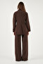 Regular Fit Classic Collar Waist-Fitted Shirt Suit Women's Suit 6928872 - 7