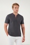 Cotton Regular Fit Half Zipper t Shirt Men's t Shirt 5902653 - 4