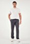 Regular Fit Normal Bell Bottom Trousers Men's Pants 6689255 - 2
