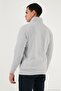 Cotton Regular Fit Half Zipper Stand Collar Sweater Men's Sweater 456112 - 7