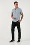 Cotton Regular Fit Half Zipper t Shirt Men's t Shirt 5902653 - 4