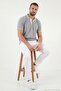 100% Cotton Buttoned Regular Fit Polo Collar T-Shirt Men's POLO COLLAR T-SHIRT 5902118 - 6