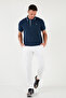 100% Cotton Buttoned Regular Fit Polo Collar T-Shirt Men's POLO COLLAR T-SHIRT 5902118 - 4