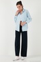 Cotton Regular Fit Pocket Shirt Women's Shirt Cf25S16992 - 2